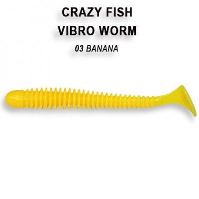 CRAZY FISH WIBRO WORM 3''